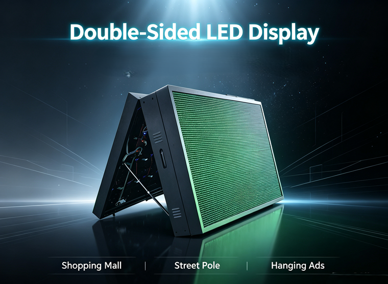 Nagkakaproblema sa pagpili ng double-sided LED display? Basahin ang artikulong ito upang magpaalam sa bulag na pagbili.