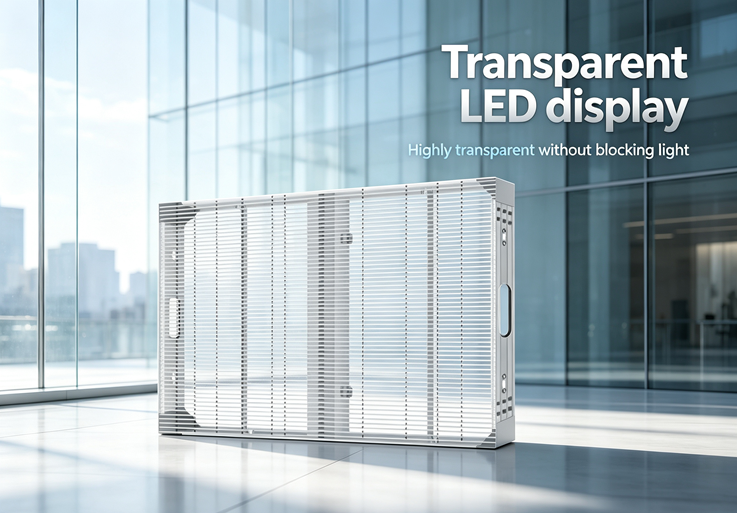 Pag-install ng Malalaking Screen sa Mga Glass Curtain Wall? Bakit Napakaraming Pumili ng Mga Transparent na LED Display?